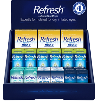 Refresh Products Direct Counter Display