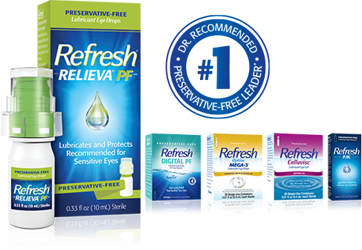 Refresh Lubricant Eye Drops for Dry Eyes