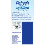 REFRESH OPTIVE® ADVANCED Preservative Free image number 10