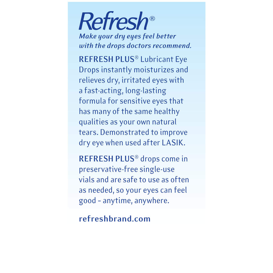 REFRESH PLUS® Lubricant Eye Drops image number 10