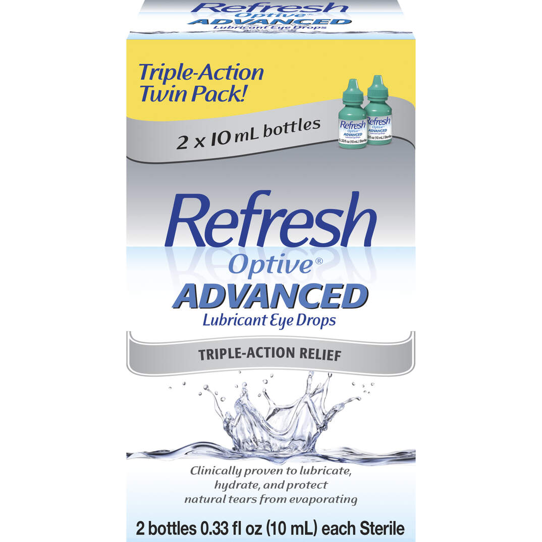 REFRESH OPTIVE® ADVANCED Lubricant Eye Drops image number 1