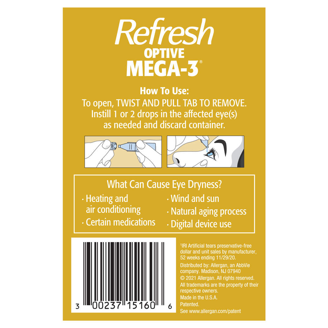 REFRESH OPTIVE MEGA-3® Lubricant Eye Drops image number 10
