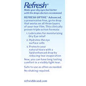 REFRESH OPTIVE® ADVANCED Preservative Free image number 11
