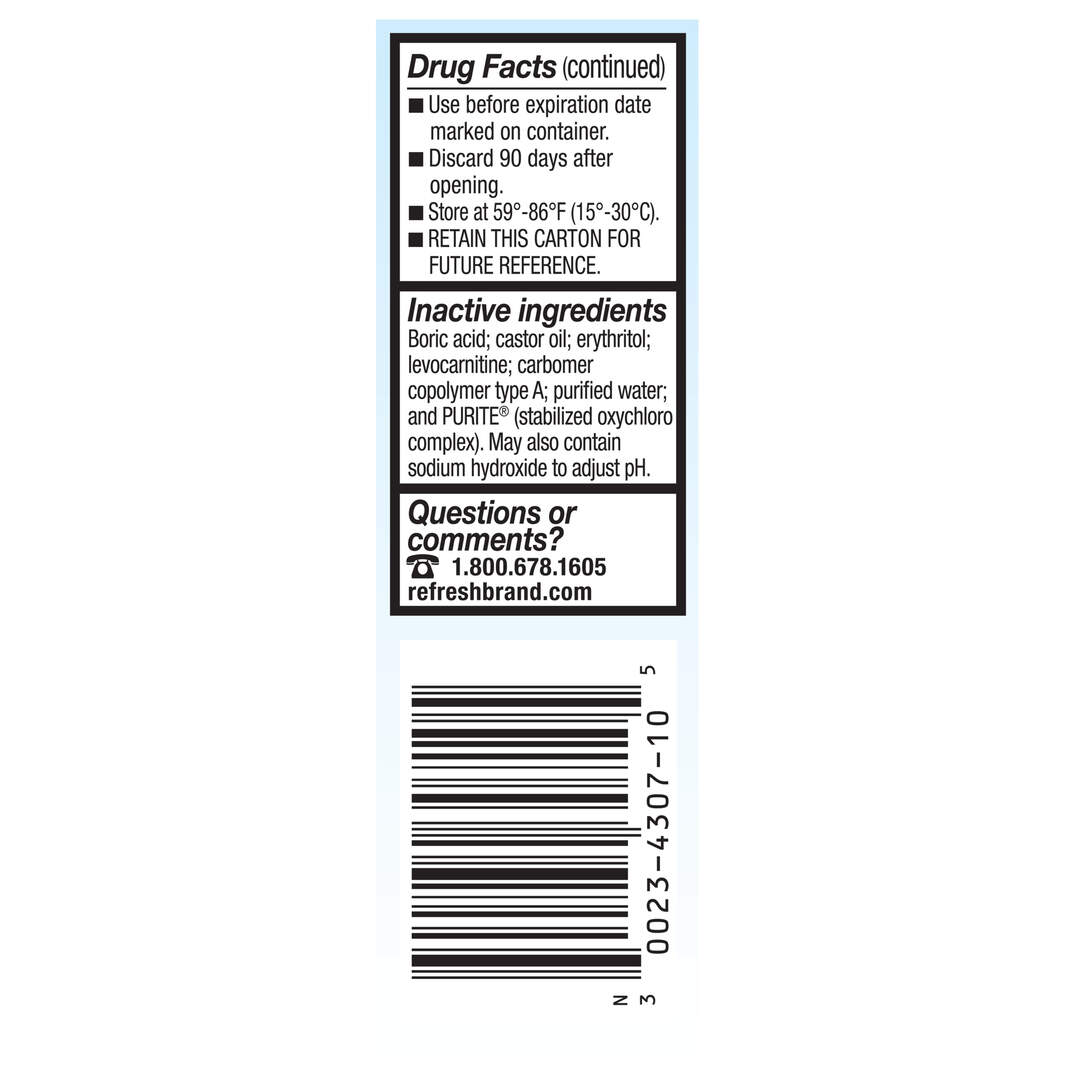 REFRESH OPTIVE® ADVANCED Lubricant Eye Drops image number 12