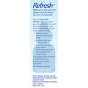 REFRESH OPTIVE® ADVANCED Lubricant Eye Drops image number 9
