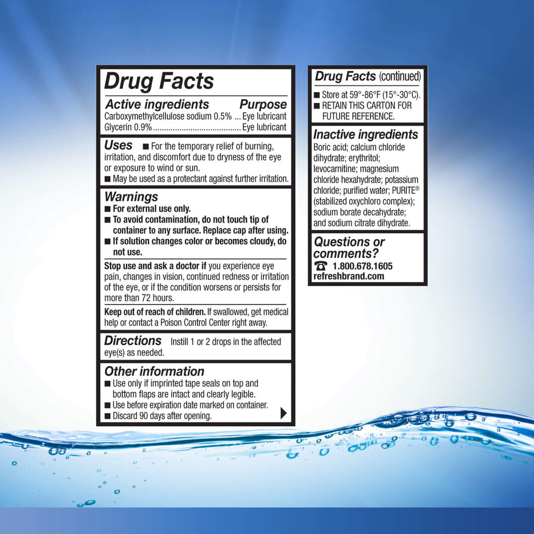 REFRESH OPTIVE® Lubricant Eye Drops image number 8