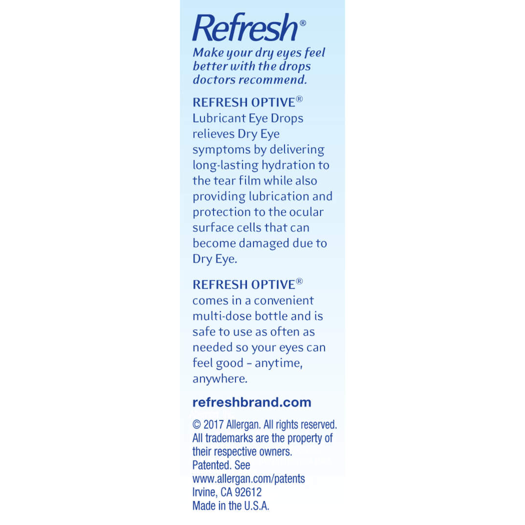 REFRESH OPTIVE® Lubricant Eye Drops image number 11