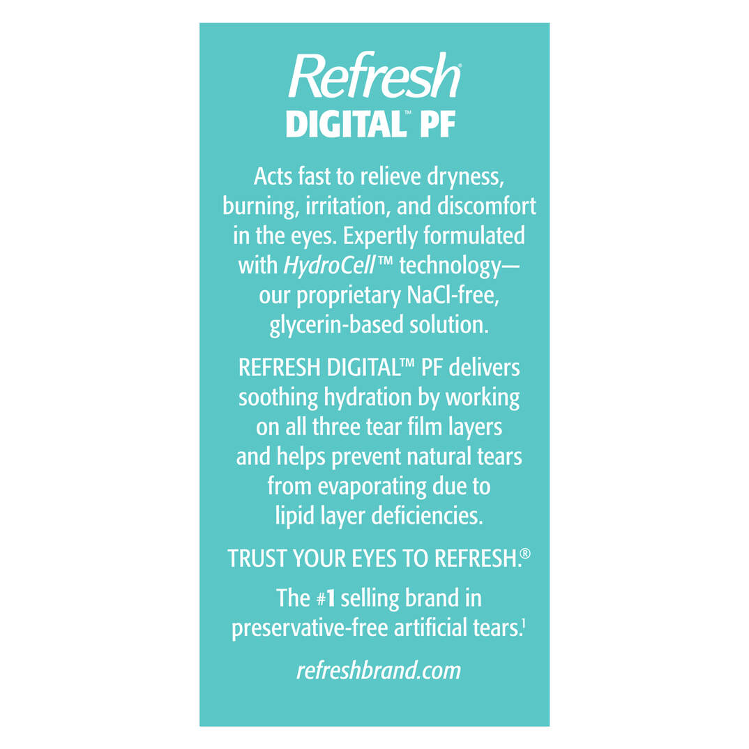 REFRESH DIGITAL® PF Lubricant Eye Drops image number 12