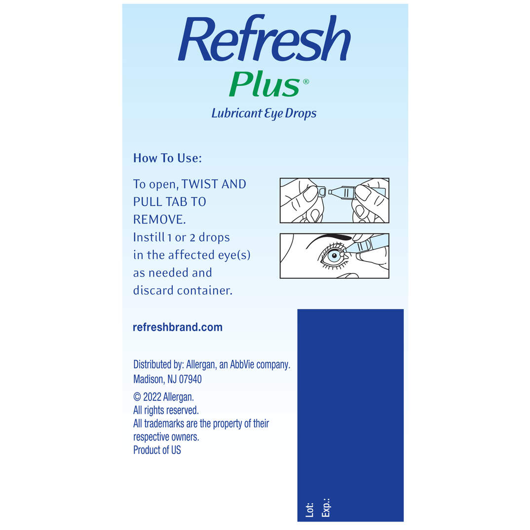 REFRESH PLUS® Lubricant Eye Drops image number 11