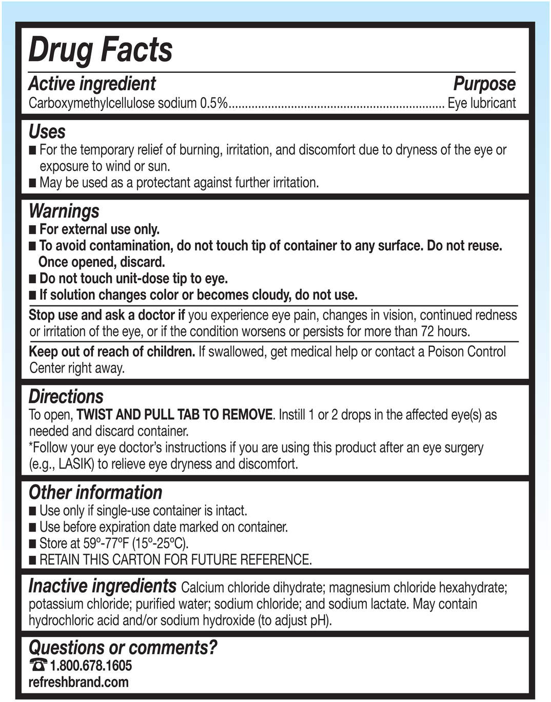 REFRESH PLUS® Lubricant Eye Drops image number 12