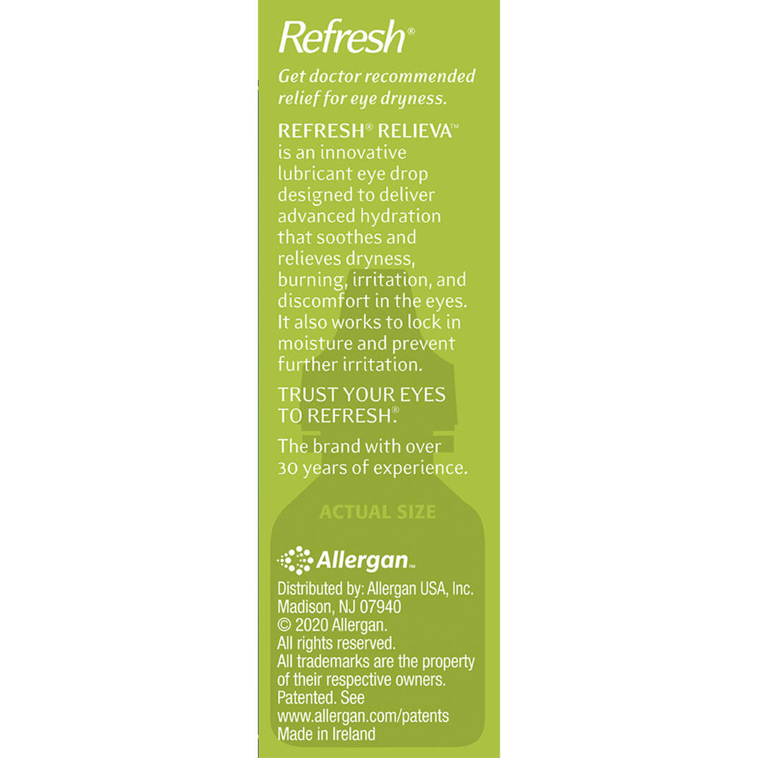 REFRESH® RELIEVA® Lubricant Eye Drops image number 11