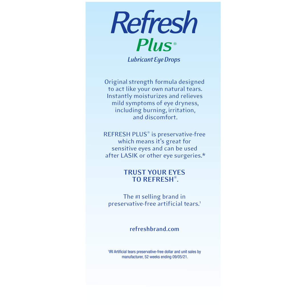 REFRESH PLUS® Lubricant Eye Drops image number 10
